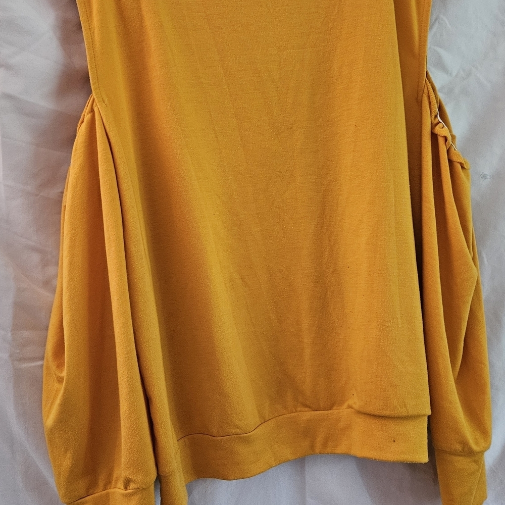 & Other Stories Mustard Yellow Sweatshirt